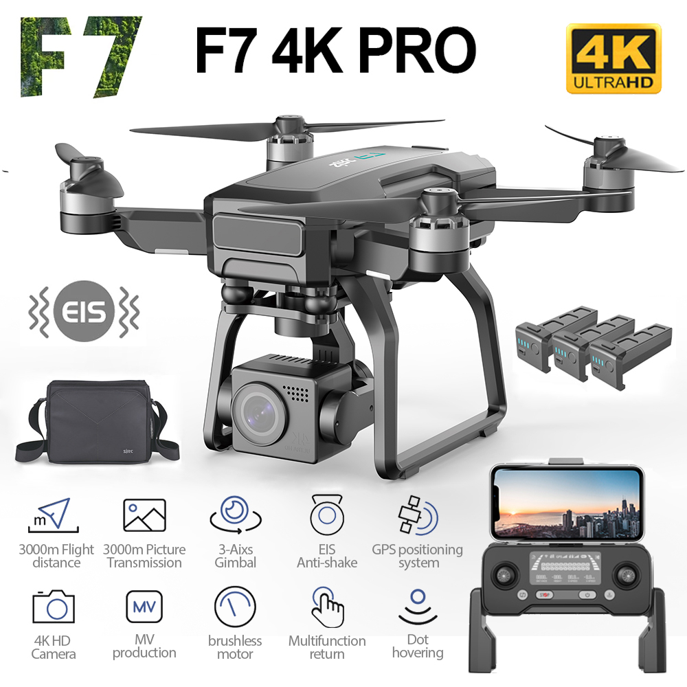 SJRC F7 PRO GPS Drone 4K Dual  - T-Motor F7 Pro Flight Controller review and price