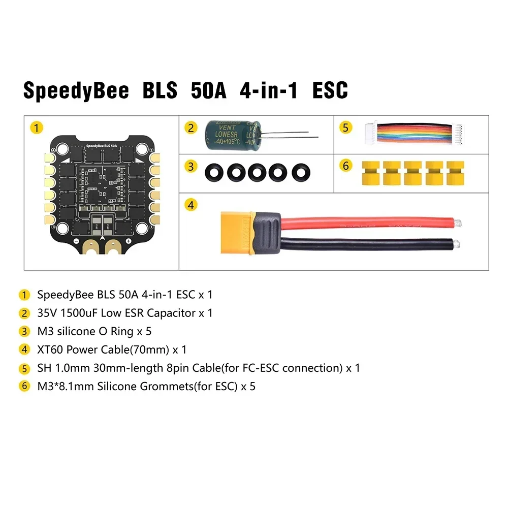 SpeedyBee F405 V3/V4 FC ESC St - Speedybee F405 V4 Bls 55A Stack review and price